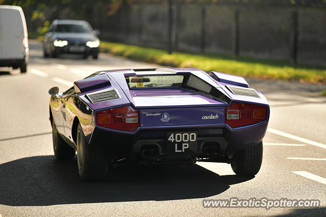 Lamborghini Countach spotted in London, United Kingdom
