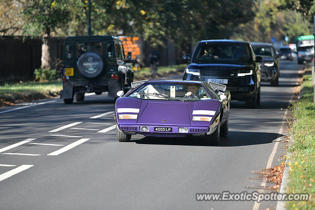 Lamborghini Countach spotted in London, United Kingdom