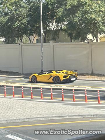 Lamborghini Aventador spotted in Dubai, United Arab Emirates