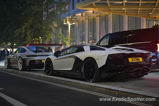Lamborghini Aventador spotted in London, United Kingdom