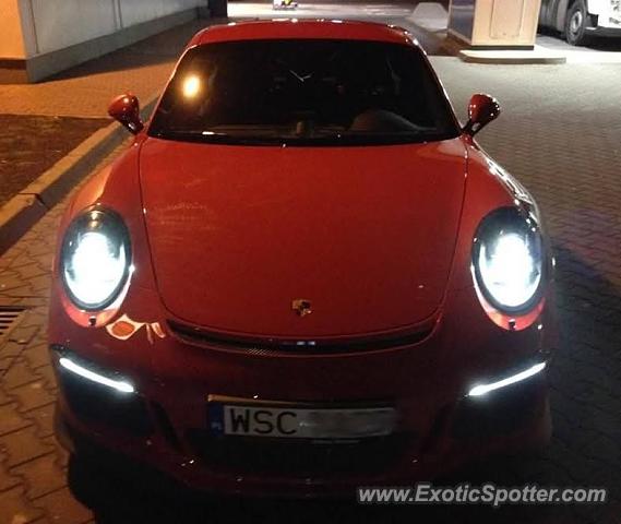 Porsche 911 GT3 spotted in Sochaczew, Poland
