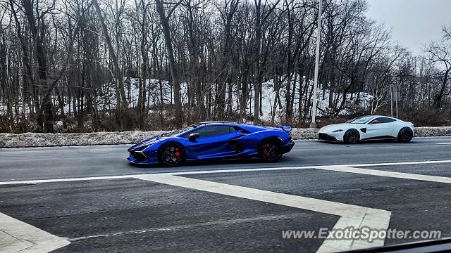 Lamborghini Aventador spotted in Newark, New Jersey