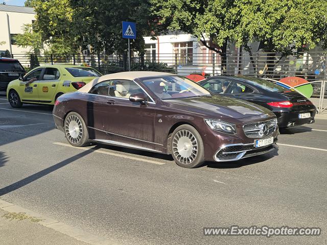 Mercedes Maybach spotted in Bucharest, Romania