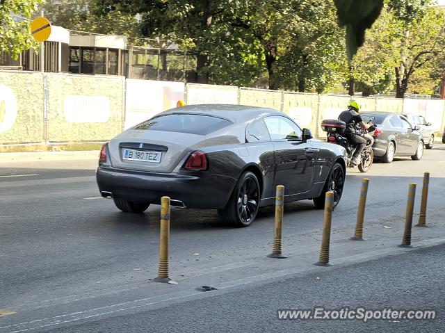 Rolls-Royce Wraith spotted in Bucharest, Romania