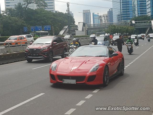 Ferrari 599GTO spotted in Jakarta, Indonesia