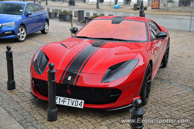 Ferrari 812 Superfast spotted in Warsaw, Poland