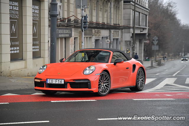 Porsche 911 Turbo spotted in Warsaw, Poland