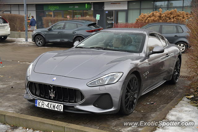 Maserati GranTurismo spotted in Warsaw, Poland