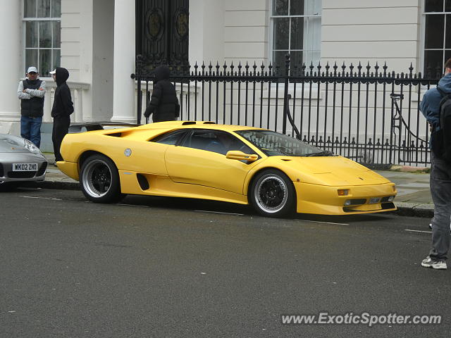 Lamborghini Diablo spotted in London, United Kingdom