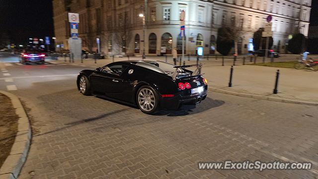 Bugatti Veyron spotted in Warsaw, Poland