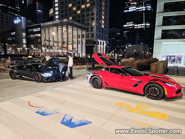 Chevrolet Corvette Z06 spotted in Warsaw, Poland
