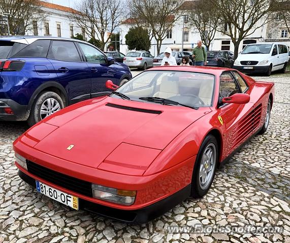 Ferrari Testarossa spotted in Estremoz, Portugal