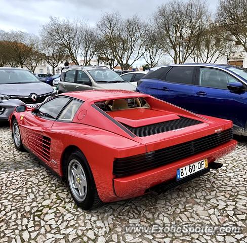 Ferrari Testarossa spotted in Estremoz, Portugal
