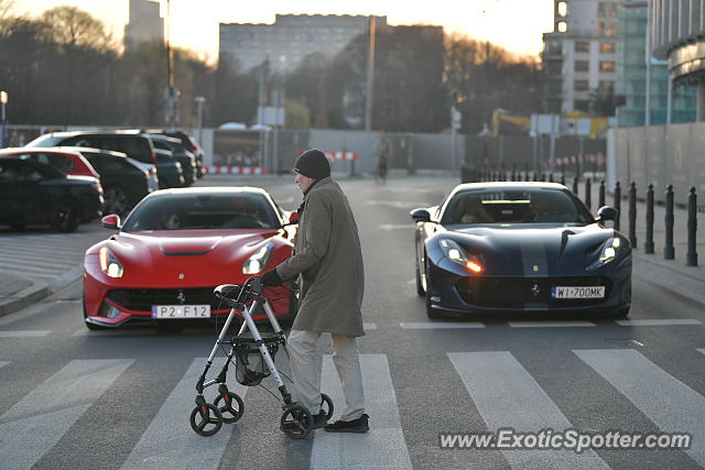 Ferrari 812 Superfast spotted in Warsaw, Poland