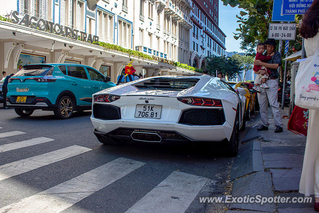 Lamborghini Aventador spotted in Ho Chi Minh city, Vietnam