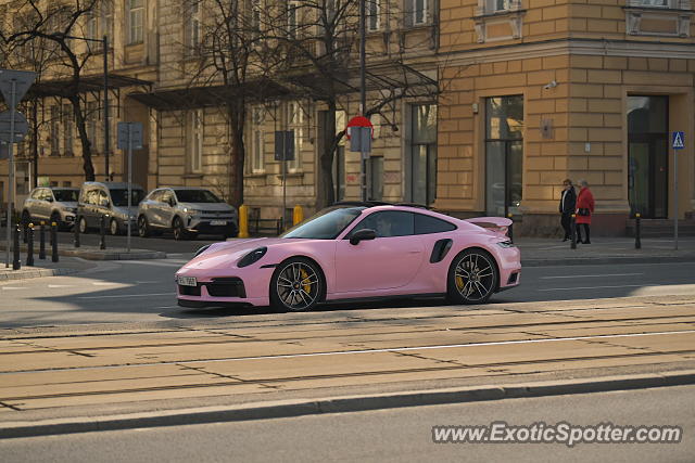 Porsche 911 Turbo spotted in Warsaw, Poland