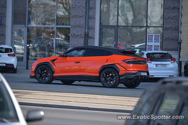Lamborghini Urus spotted in Warsaw, Poland