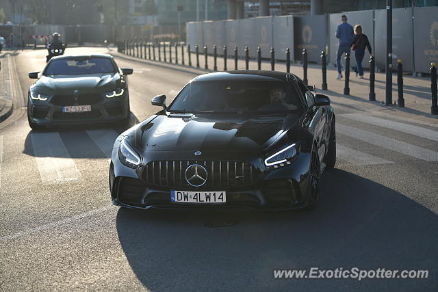 Mercedes AMG GT spotted in Warsaw, Poland