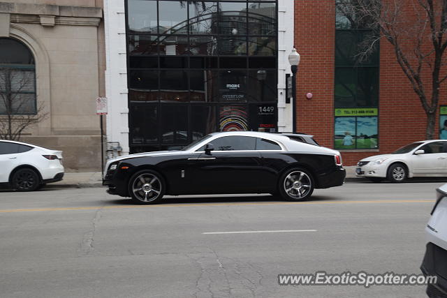 Rolls-Royce Wraith spotted in Chicago, Illinois