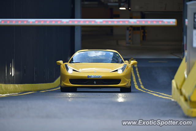 Ferrari 458 Italia spotted in Warsaw, Poland
