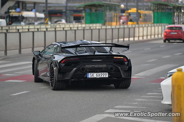 Lamborghini Huracan spotted in Warsaw, Poland