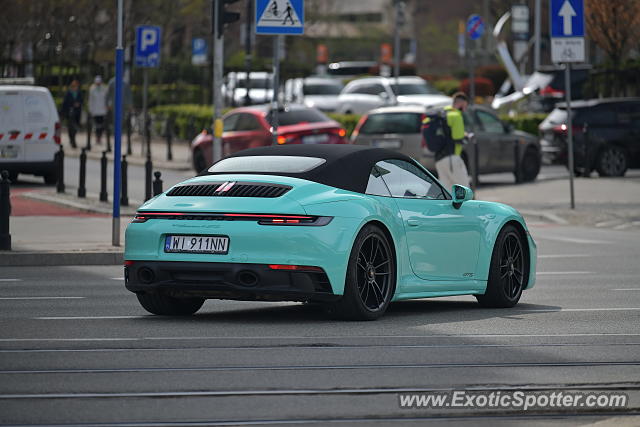 Porsche 911 spotted in Warsaw, Poland