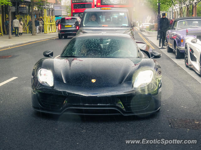 Porsche 918 Spyder spotted in London, United Kingdom