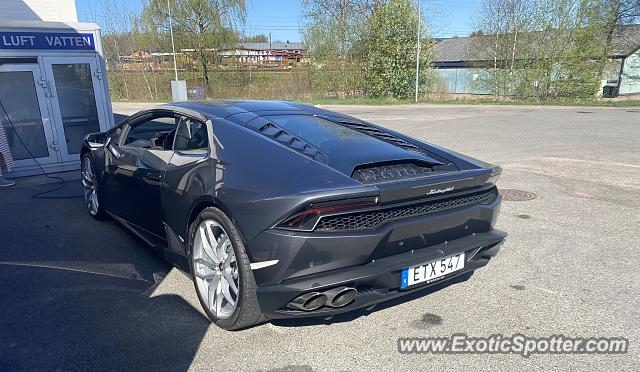 Lamborghini Huracan spotted in Markaryd, Sweden
