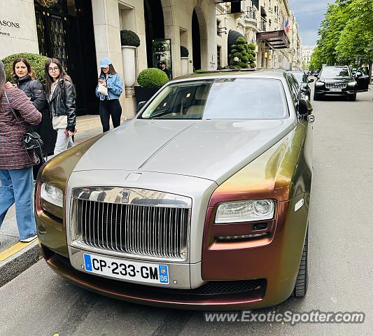 Rolls-Royce Ghost spotted in Paris, France