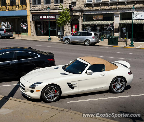 Mercedes SLS AMG spotted in Bloomington, Indiana