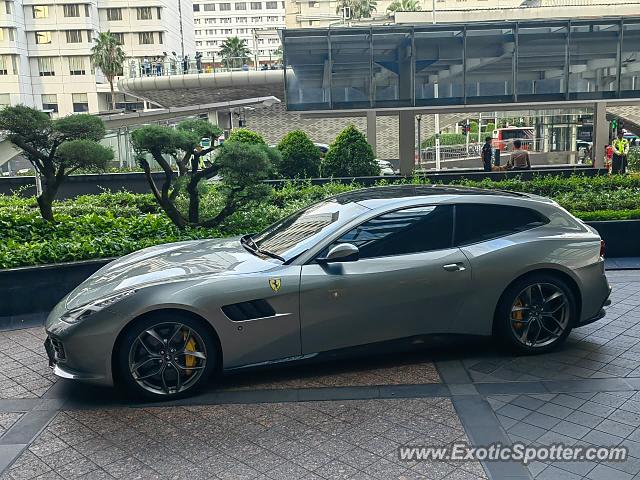 Ferrari GTC4Lusso spotted in Jakarta, Indonesia
