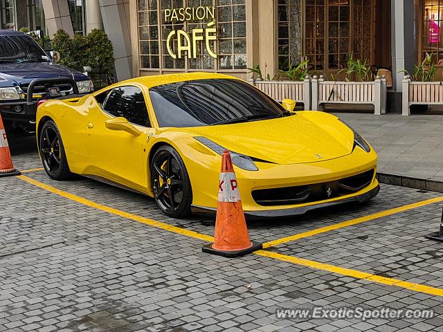Ferrari 458 Italia spotted in Jakarta, Indonesia