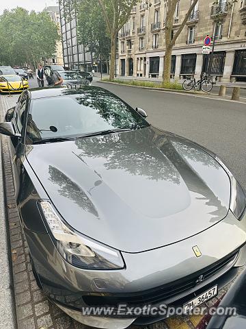 Ferrari GTC4Lusso spotted in París, France