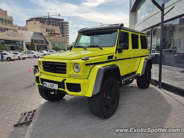 Mercedes 4x4 Squared spotted in Kish island, Iran
