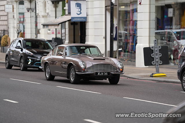 Aston Martin DB6 spotted in London, United Kingdom