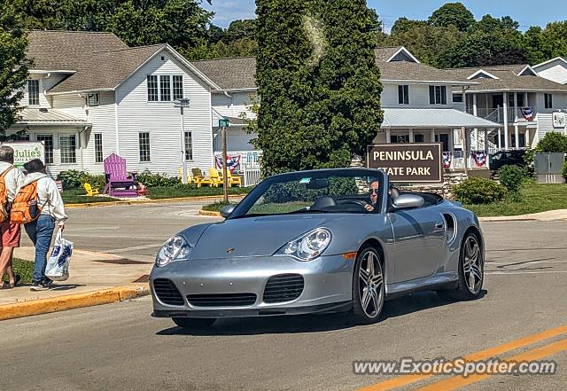 Porsche 911 Turbo spotted in Fish Creek, Wisconsin
