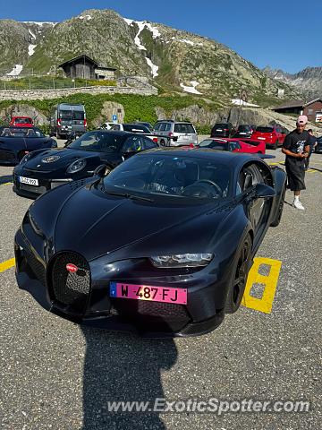 Bugatti Chiron spotted in Grimmselpass, Switzerland