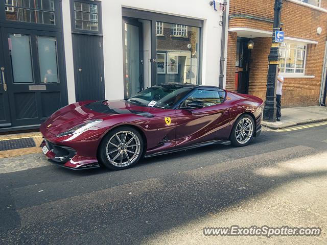 Ferrari 812 Superfast spotted in London, United Kingdom