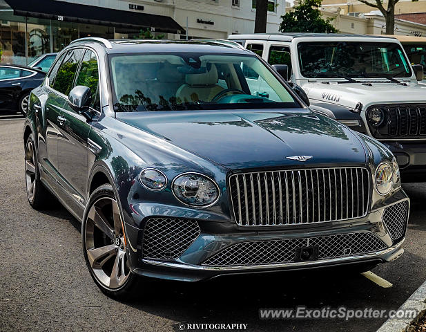 Bentley Bentayga spotted in Greenwich, Connecticut