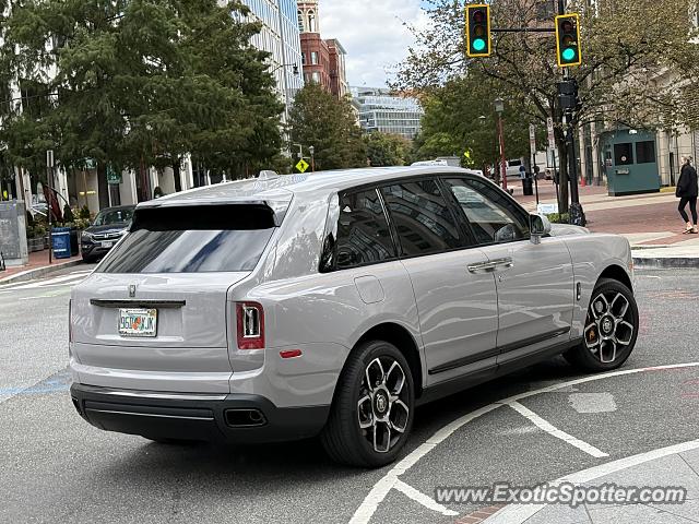 Rolls-Royce Cullinan spotted in Washington DC, United States