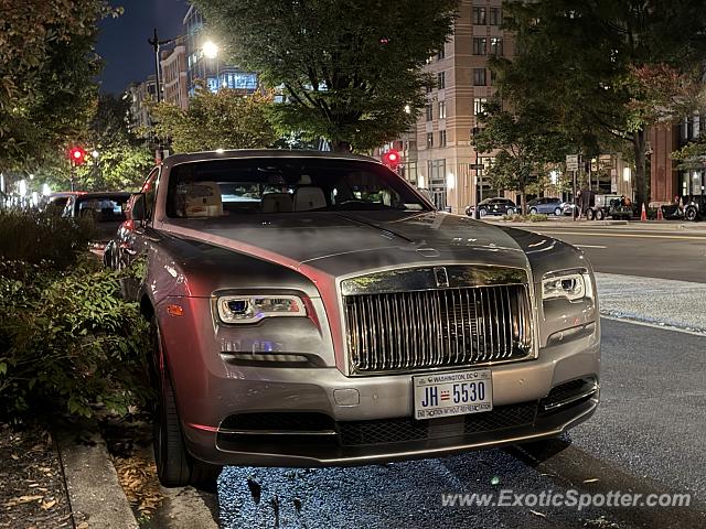 Rolls-Royce Wraith spotted in Washington DC, United States