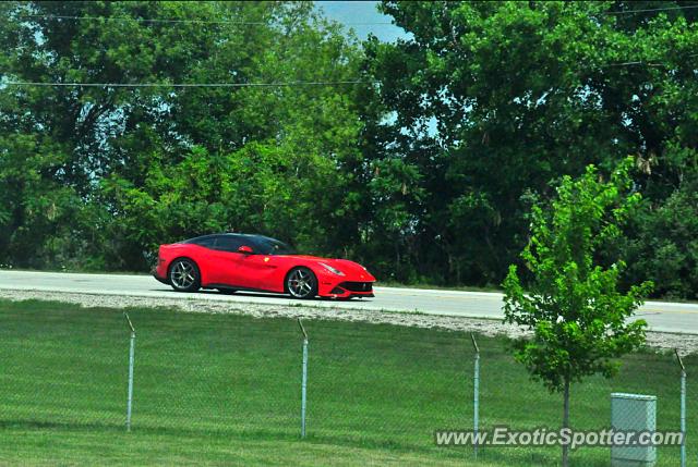 Ferrari F12 spotted in Elkhart Lake, Wisconsin