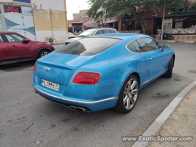 Bentley Continental spotted in Kish Island, Iran