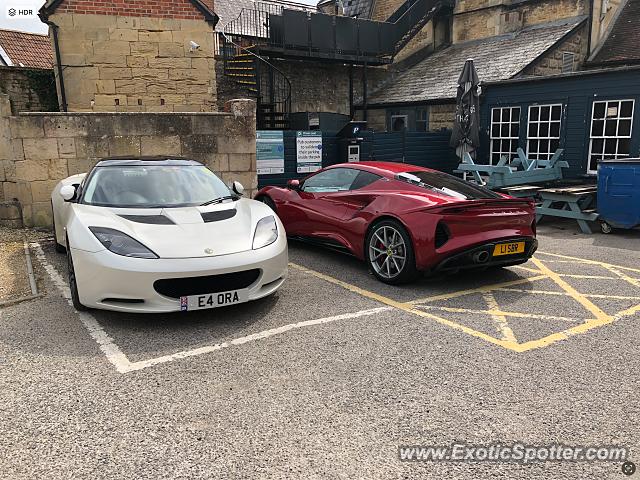 Lotus Evora spotted in Melksham, United Kingdom