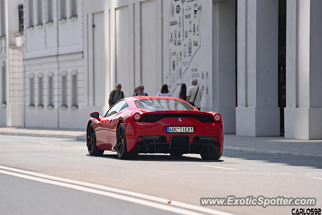 Ferrari 458 Italia spotted in Warsaw, Poland