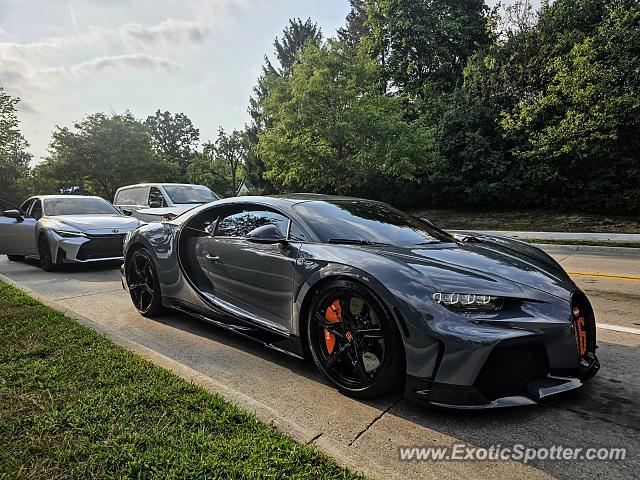 Bugatti Chiron spotted in Birmingham, Michigan
