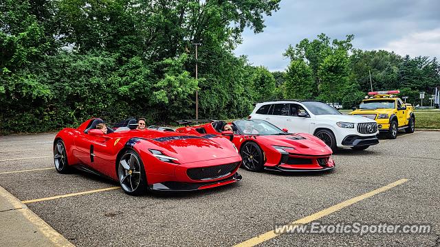 Ferrari Monza SP2 spotted in Birmingham, Michigan