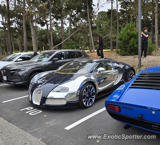 Bugatti Veyron spotted in Pebble Beach, California