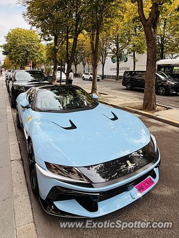Ferrari F8 Tributo spotted in Paris, France