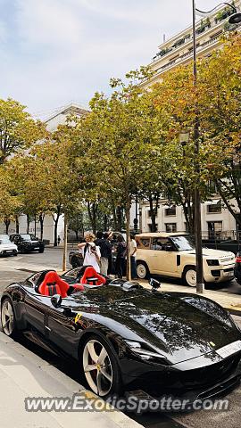 Ferrari Monza SP2 spotted in Paris, France